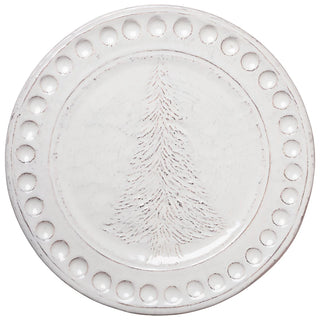Christmas Tree Dessert/Dinner Plate, Set of 4
