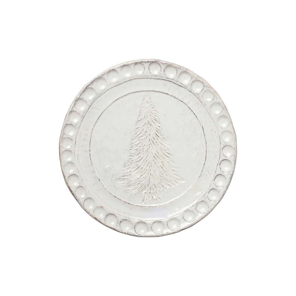 Christmas Tree Dessert/Dinner Plate, Set of 4