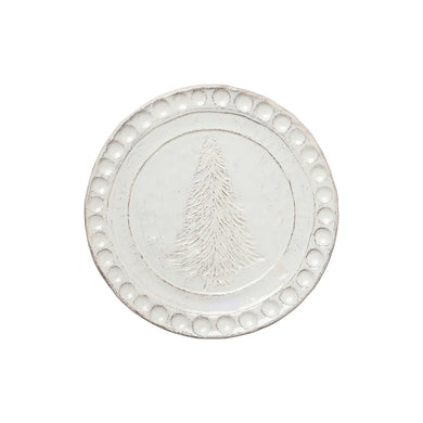Christmas Tree Dessert/Dinner Plate, Set of 4