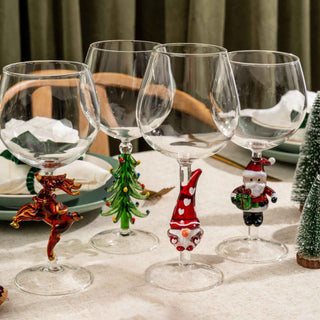 3D Christmas Tree Wine Glasses – Set of 2