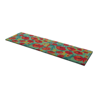 Field of Poppies Natural Coir Doormat
