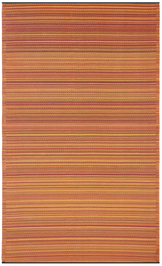 Cancun Striped Reversible Outdoor Patio Rug