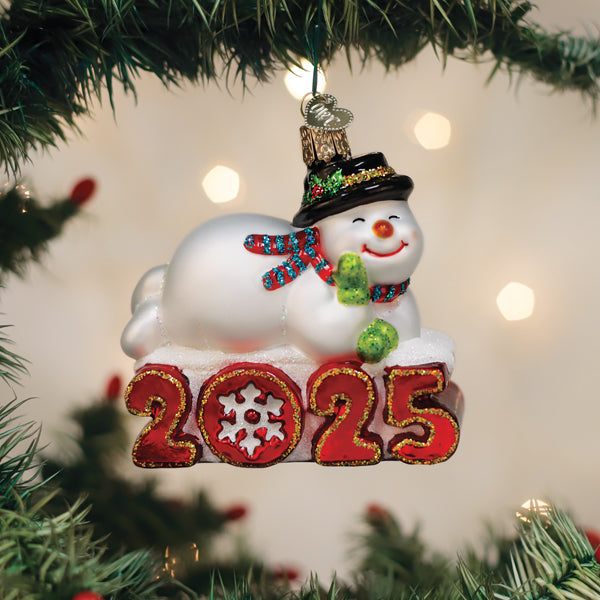 2025 Snowman Ornament – Cute Holiday Décor for Christmas Tree