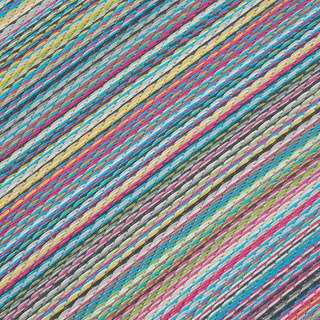 Cancun Candy Striped Reversible Outdoor Patio Rug