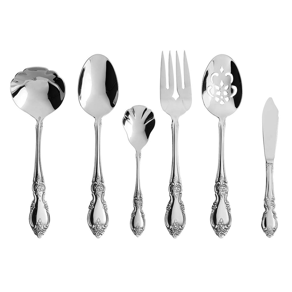 Oneida Louisiana 6-Piece Hostess Set, 18/8 stainless steel