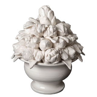 Lemon & Artichoke Topiary, Ivory/Painted