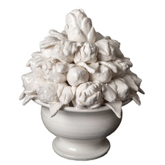 Lemon & Artichoke Topiary, Ivory/Painted