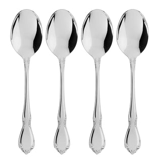 Oneida Chateau Dinner Spoons, Set of 4, 18/10 stainless steel