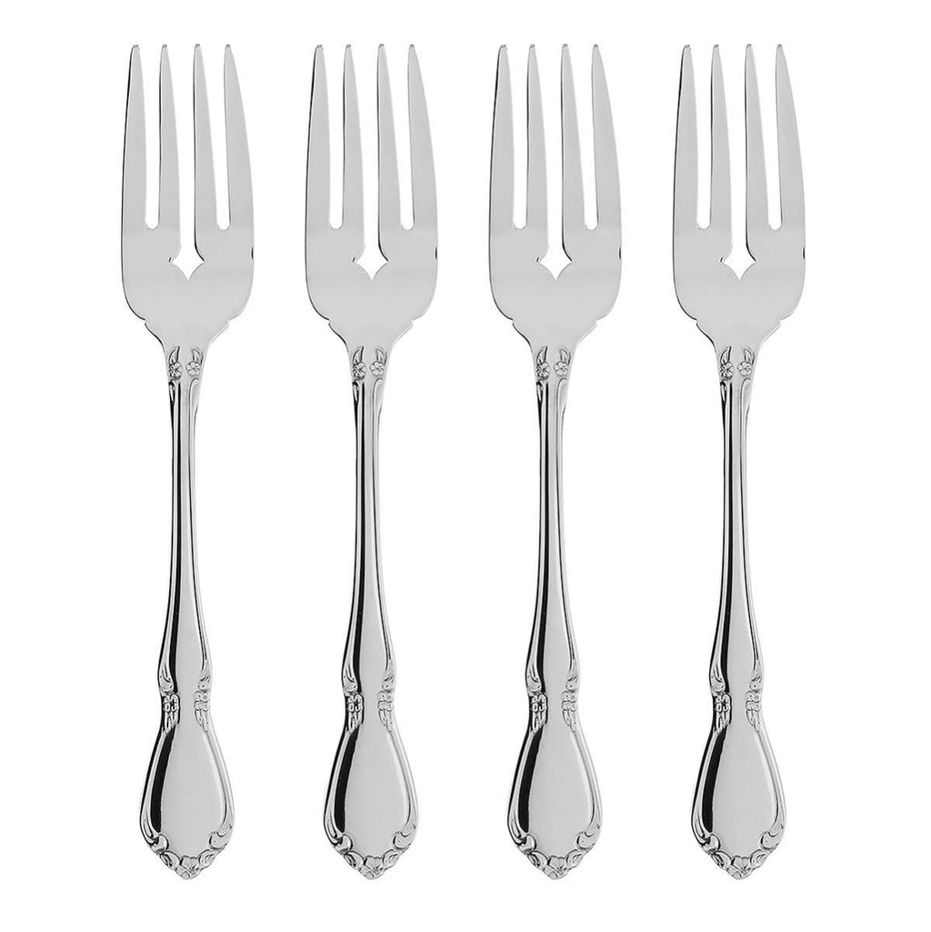 Oneida Chateau Salad Forks, Set of 4, 18/10 stainless steel