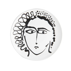 Pablo Face Plate, Black/White Dots