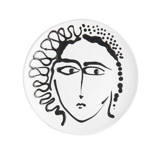 Pablo Face Plate, Black/White Dots