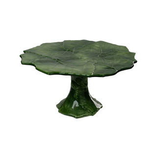Compagnia Green Cake Plate, Small/Medium/Large