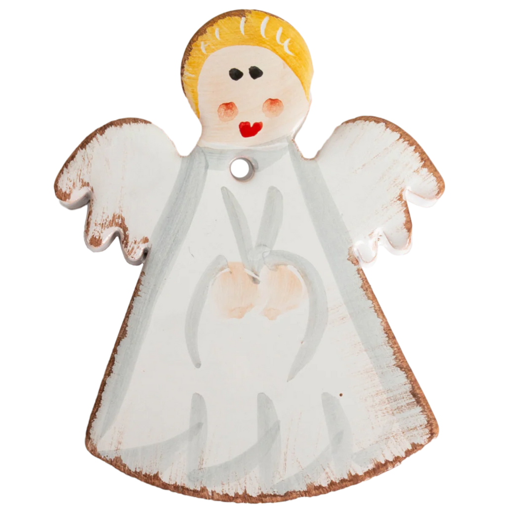Angel Bread Warmer, Blue/White/Pink/Red