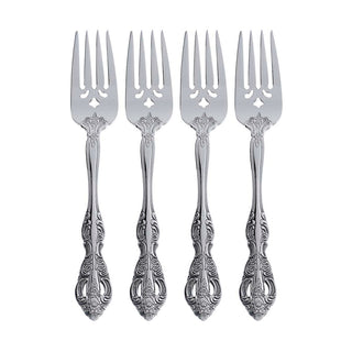 Oneida Michelangelo Salad Forks,  Set of 4, 18/10 stainless steel