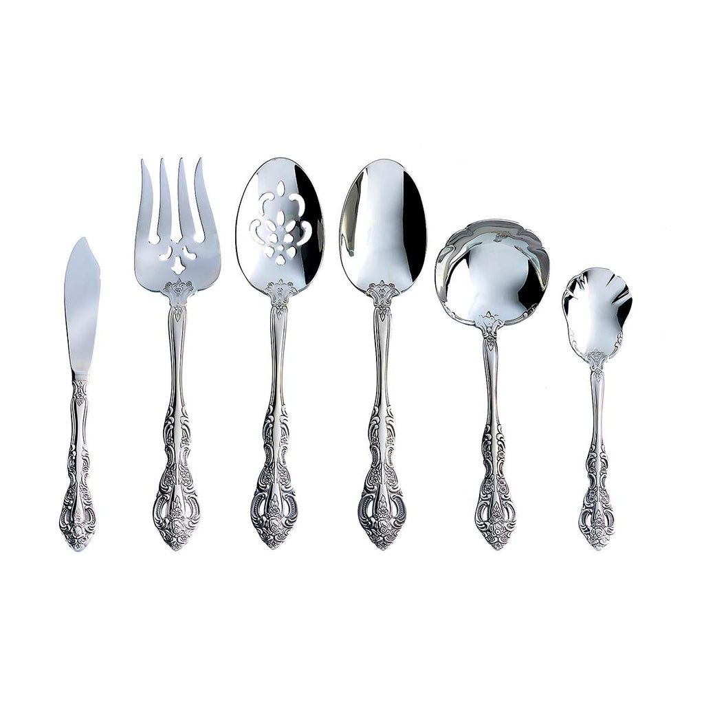 Oneida Michelangelo 6-Piece Hostess Set, 18/10 stainless steel
