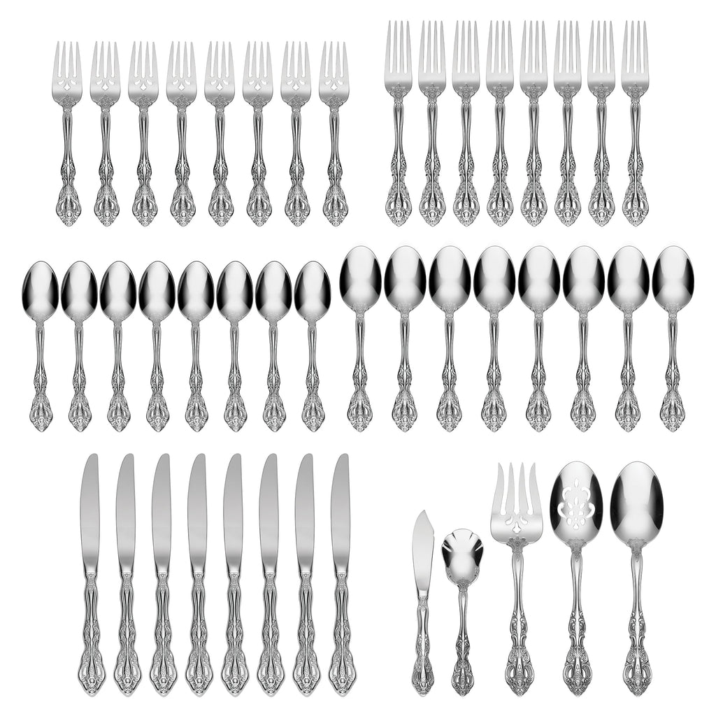 Oneida Michelangelo 45-Piece Flatware Set, 18/10 stainless steel (view 2)