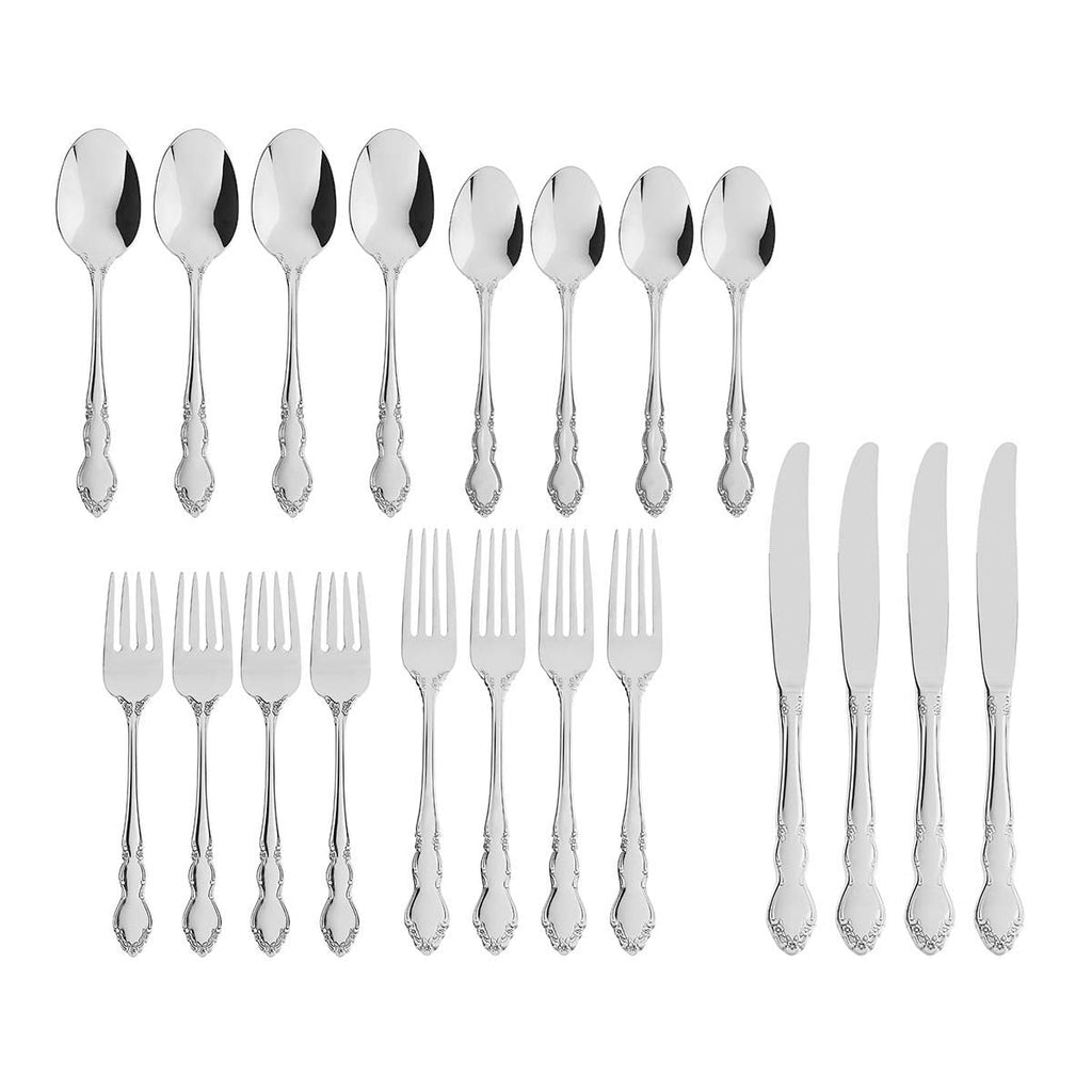 Oneida Dover 20-Piece Flatware Set, 18/10 stainless steel (view 4)