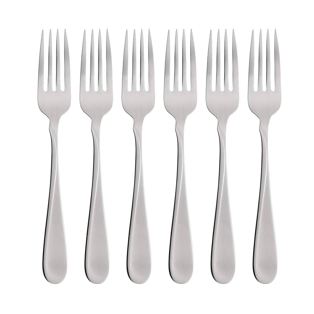 Oneida Flight Dinner Forks, Set of 6, 18/0 stainless steel