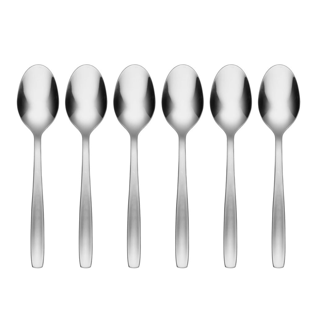 Cambridge Paulina Satin Mirror Teaspoons, Set of 6, 18/0 stainless steel