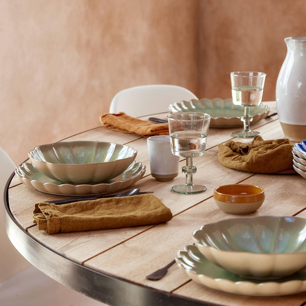 COSTA NOVA – Casafina Marrakesh 3 Appetizer Plates Holder – Wooden Stand for Appetizer Plates