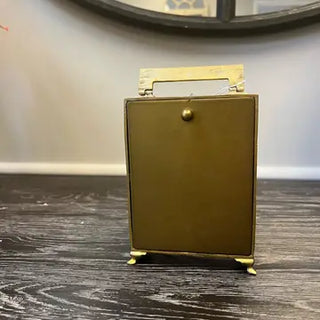 Vintage-Style Antique Gold Tabletop Clock