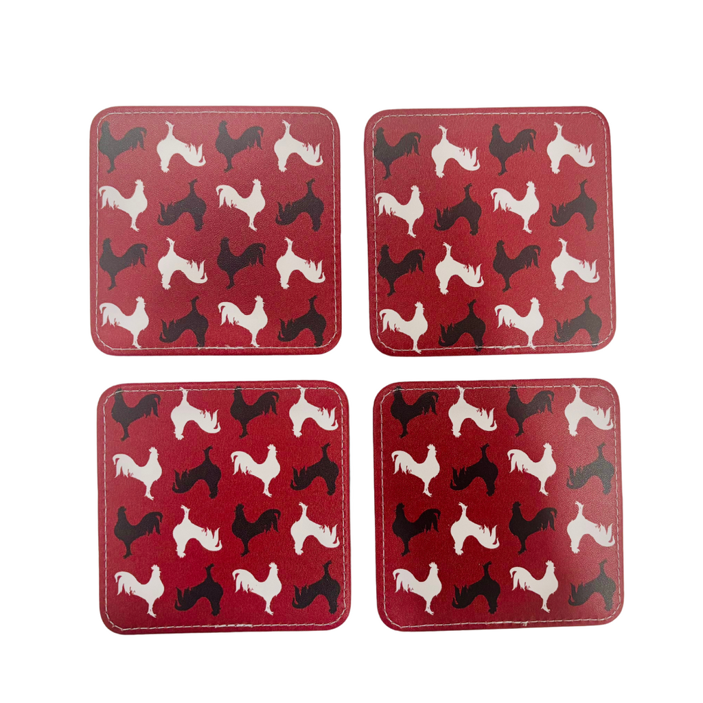 Gamecock Spirit Coasters – Set of 4