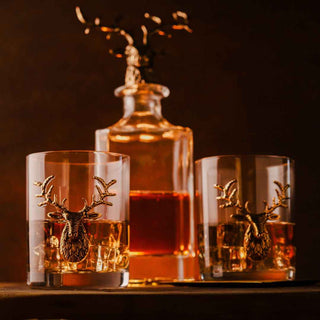 Gold Stag Whiskey Decanter – 26 oz