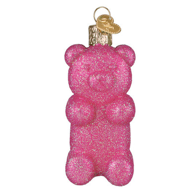 Glistening Jelly Bear Ornament – Cute Sparkling Christmas Tree Decoration