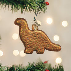 Cute Dino Chicken Nugget Ornament – Fun Christmas Tree Decoration