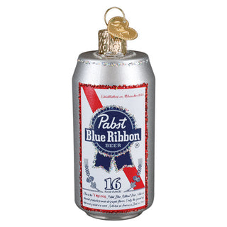Pabst Blue Ribbon Beer Can Ornament – Unique Holiday Décor for Beer Lovers