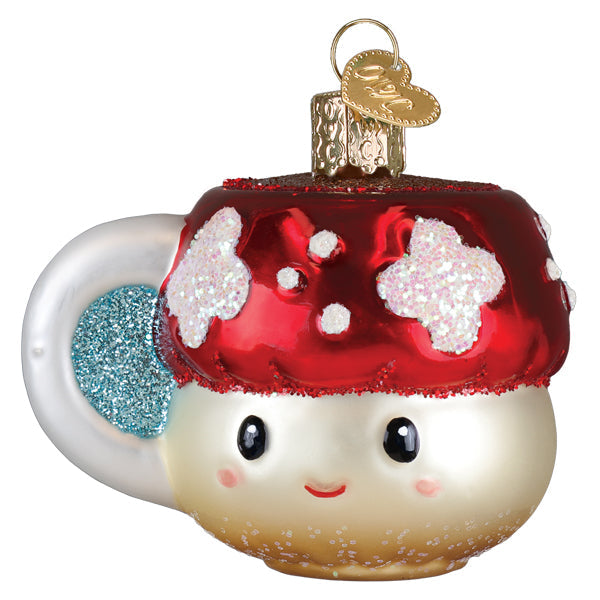 Mushroom Coffee Ornament – Unique Decorative Piece for Home or Office