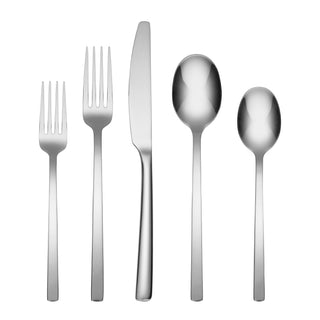 Cambridge Beacon 45-Piece Flatware Set, 18/0 stainless steel