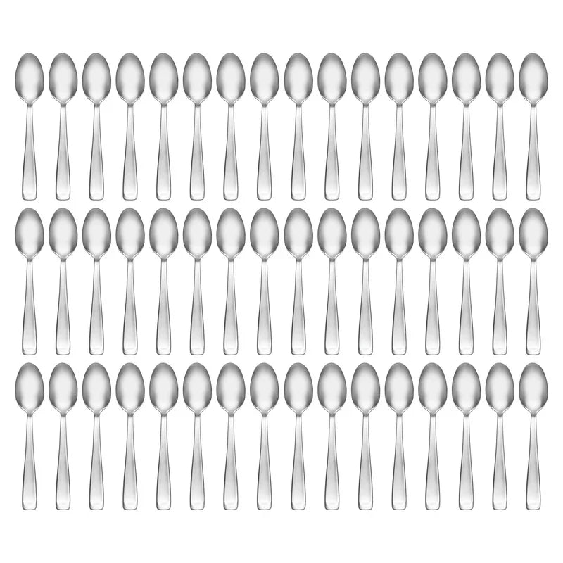 Cambridge Branson 48-Piece Teaspoon Set, 18/0 stainless steel