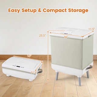 35L Large-Capacity Towel Warmer and Dryer with Aromatherapy – White
