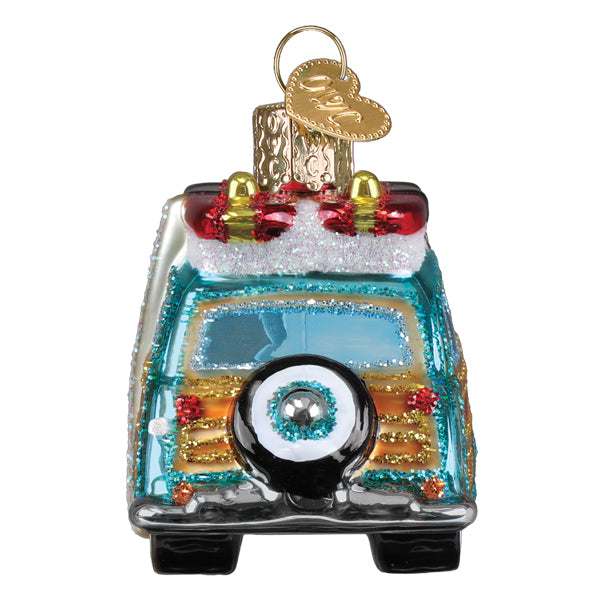 The Beach Boys Surfin' Woody Ornament – Retro Holiday Decor for Music Lovers