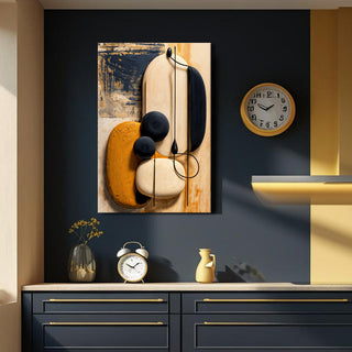 Orange Abstract Harmony Wall Art