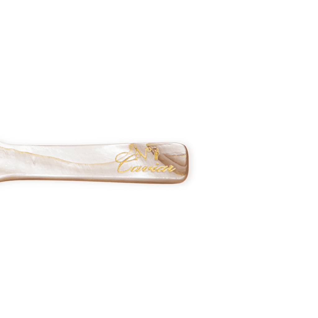Pink Mother of Pearl Caviar Spoon – Small