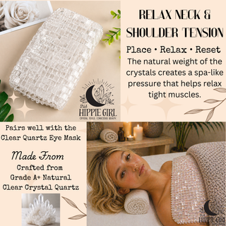 Crystal Clear Radiance™ Clear Quartz Chest & Neck Mask – Cooling Crystal Décolleté Ritual