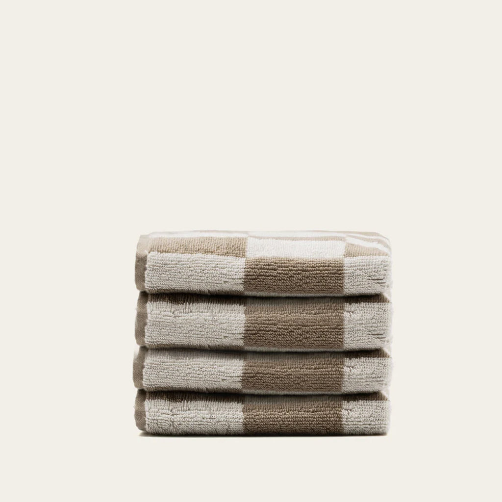Pietra Checkered Australian Cotton Towels