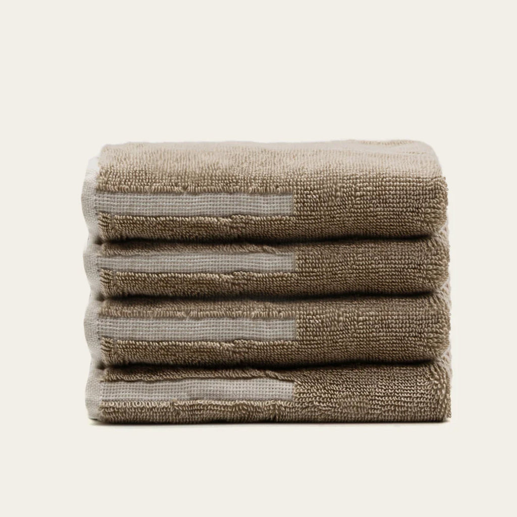 Sorrel Geometric Australian Cotton Towels