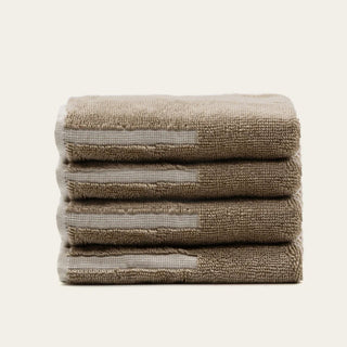 Sorrel Geometric Australian Cotton Towels