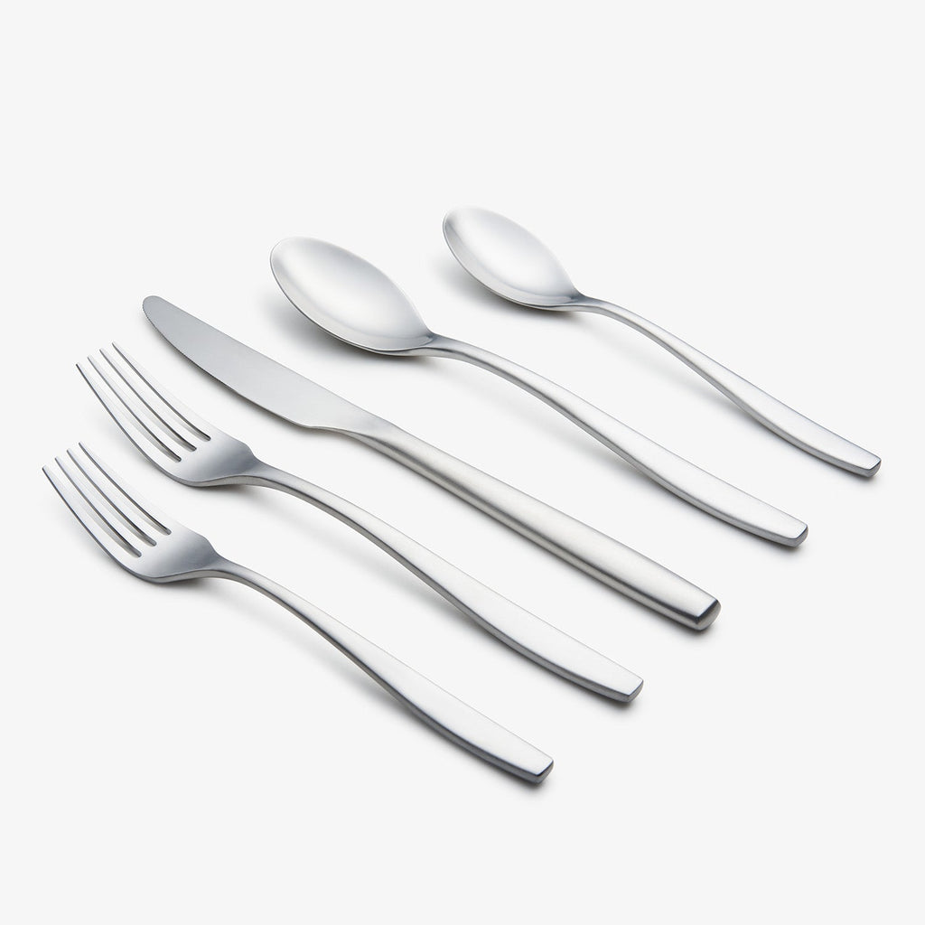 Cambridge Averie Satin 20-Piece Flatware Set, 18/0 stainless steel