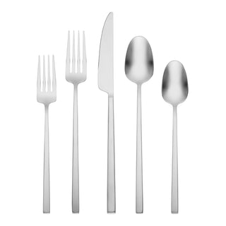 Cambridge Damaris Satin 20-Piece Flatware Set, 18/0 stainless steel