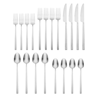 Cambridge Damaris Satin 20-Piece Flatware Set, 18/0 stainless steel (view 2)