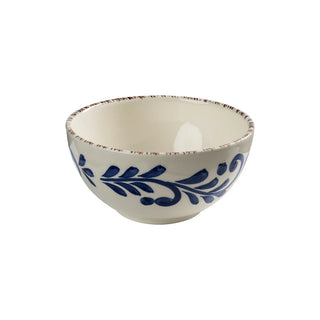 Casa Nuno Soup Bowl, Blue Scroll, Set of 2