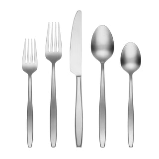Cambridge Nylah Satin 20-Piece Flatware Set, 18/0 stainless steel