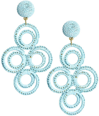 Chloe Raffia  - Drop Earring