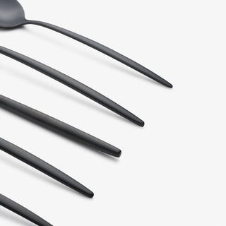 Cambridge Gaze Black Satin 20-Piece Flatware Set, 18/0 stainless steel (view 4)