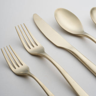 Cambridge Averie Champagne Satin 20-Piece Flatware Set, 18/0 stainless steel (view 4)