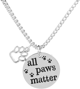 All Paws Matter Pendant Necklace